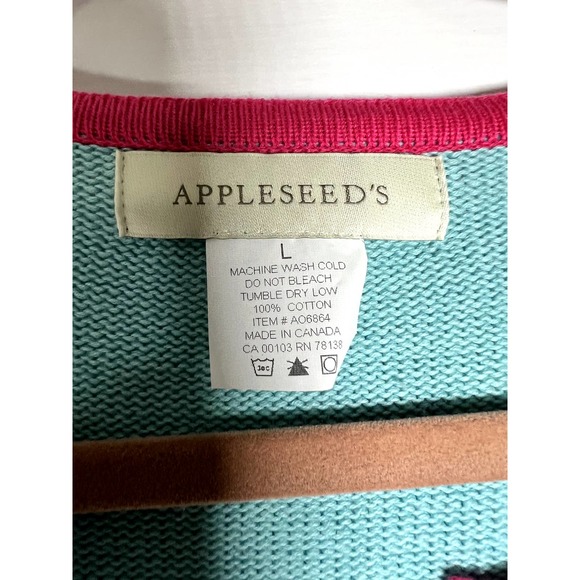 Appleseed's Three Button Long Sleeve Pullover Sweater - Picture 2 of 4